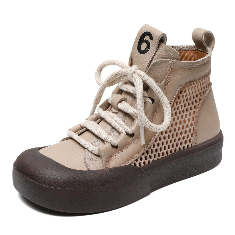 Stilfulde herre high-top sneakers med åndbart mesh-design Stilla