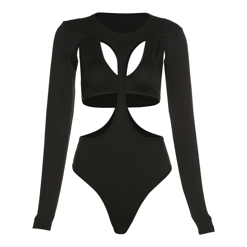 Dame Cut-Out Langærmet Bodysuit Stilla