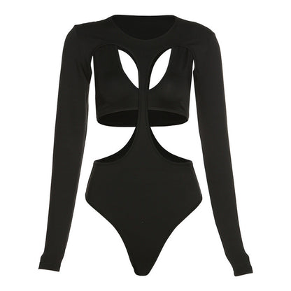 Dame Cut-Out Langærmet Bodysuit Stilla