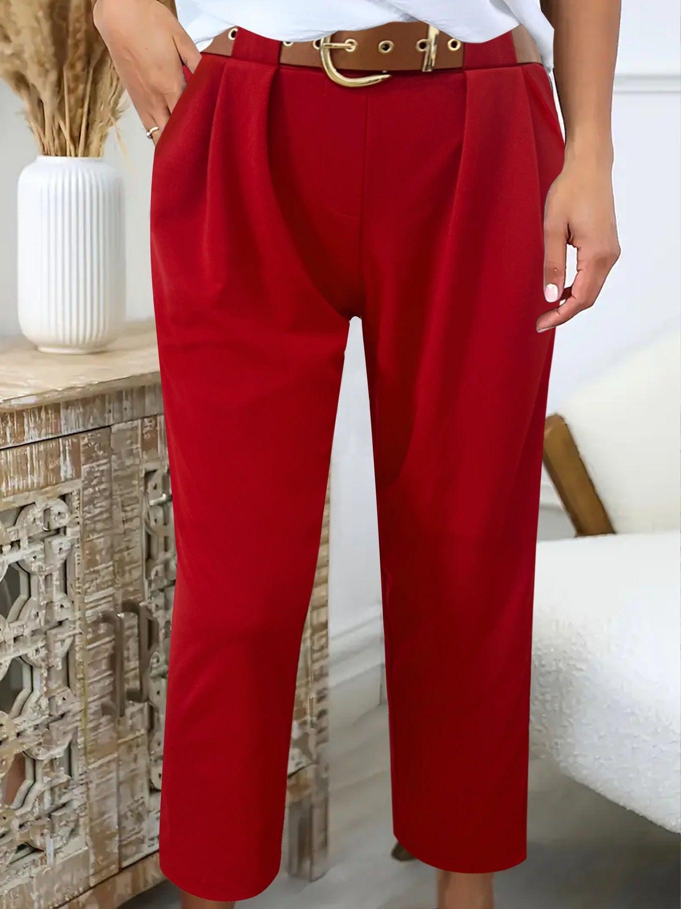 Dame elegant høj talje bukser Stilla