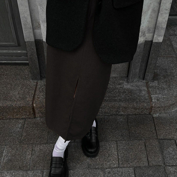 Dame Elegant Blyantskørt med raffineret split Stilla