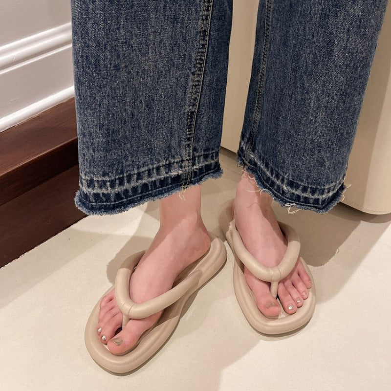 Dame Komfortable Fritidsflip-Flops med smidig design og skridsikker sål Stilla