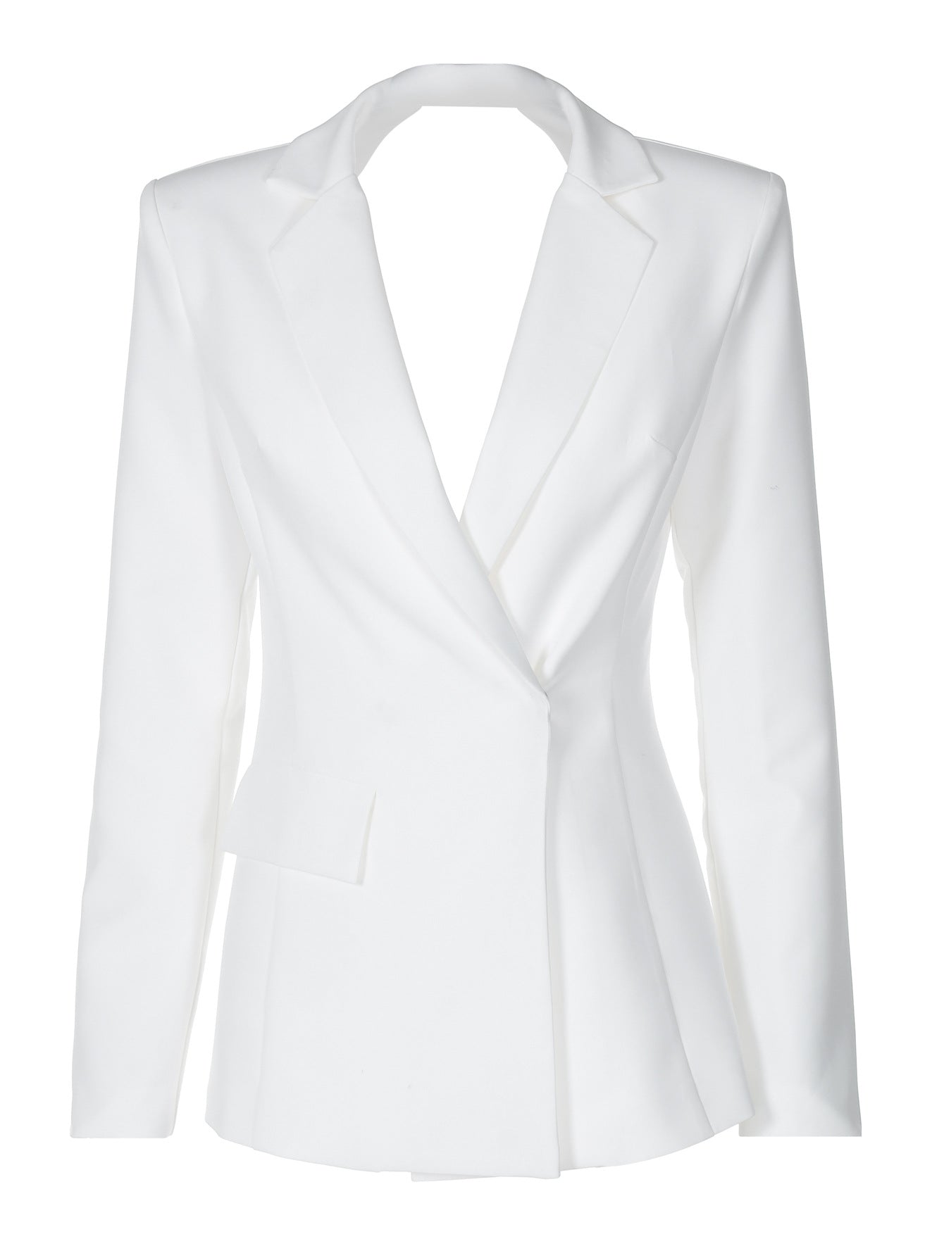 Dame Elegant Blazer med figursyet snit og smart revers Stilla