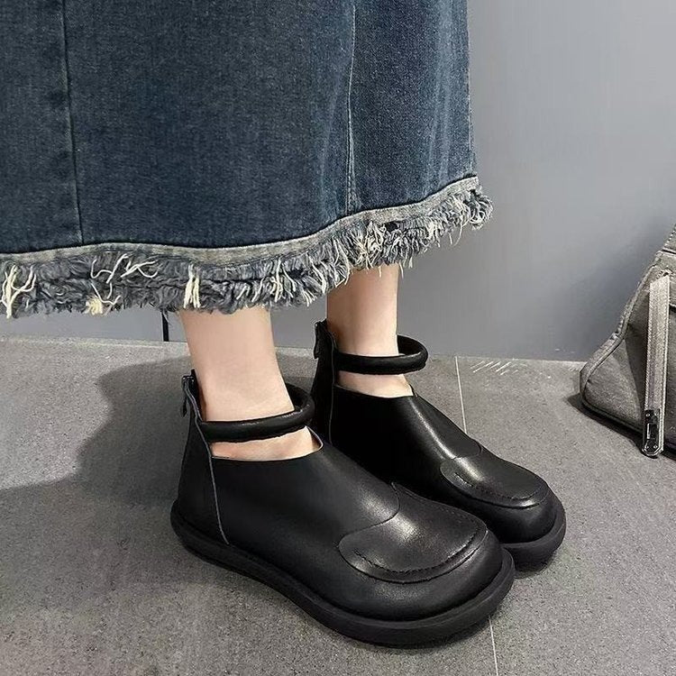 Dame afslappede støvletter med elegant rem og dæmpende sål Stilla