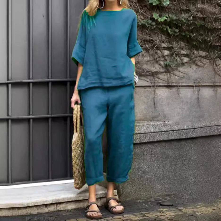 Dame afslappet sommeroutfit Stilla