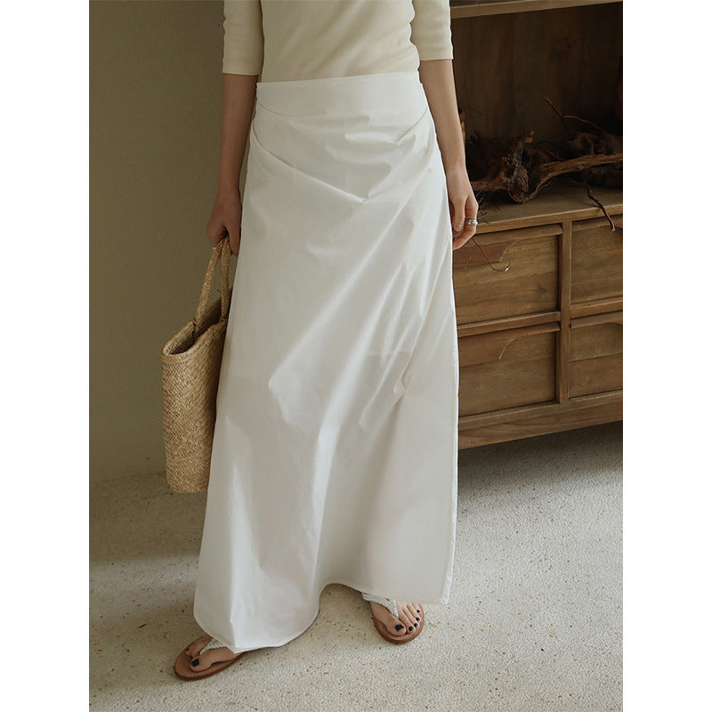 Dame elastisk maxiskørt med højkvalitets strækstof og komfortabel talje Stilla