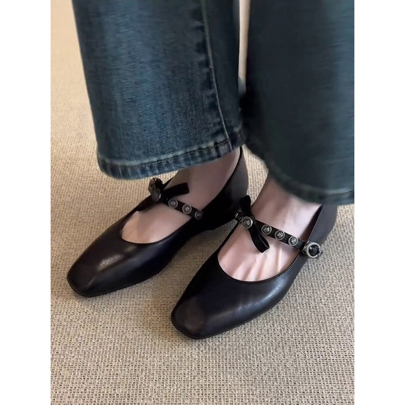 Dame Dekorative Remme Mary Jane Ballerinas Stilla