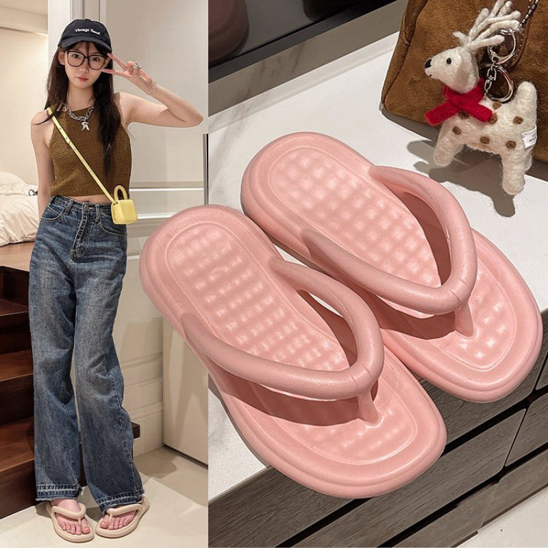 Dame Komfortable Fritidsflip-Flops med smidig design og skridsikker sål Stilla