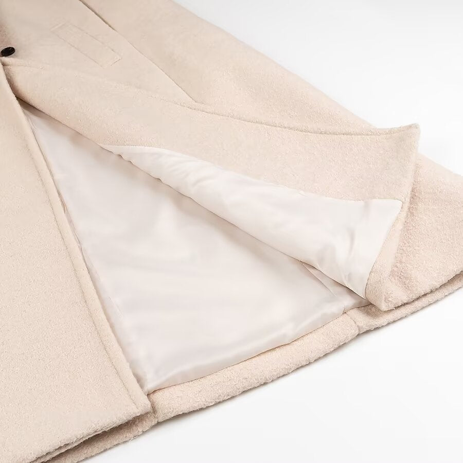 Dame Dobbeltknap-Cape-Frakke Stilla