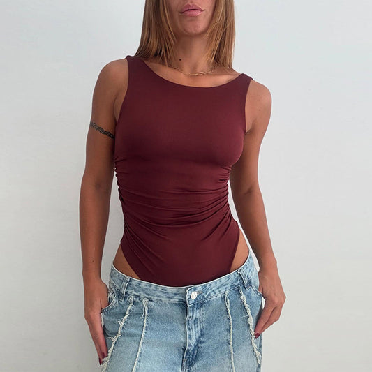 Dame Rynket Bodysuit Tank Top Stilla