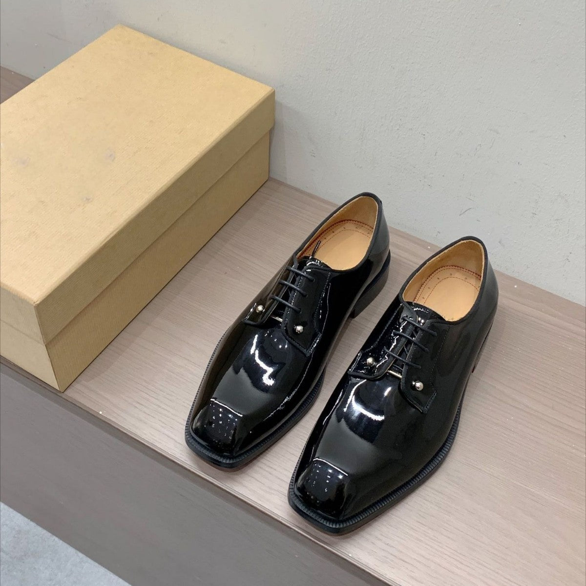 Herre polerede Dress Oxfords Stilla