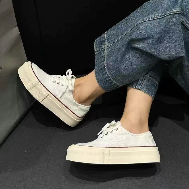 Dame afslappede sneakers med høj plateau Stilla