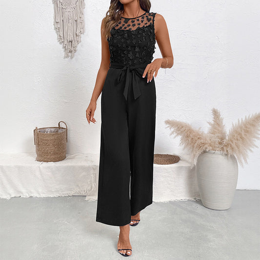 Dame Elegant Floral Pyntet Jumpsuit Stilla
