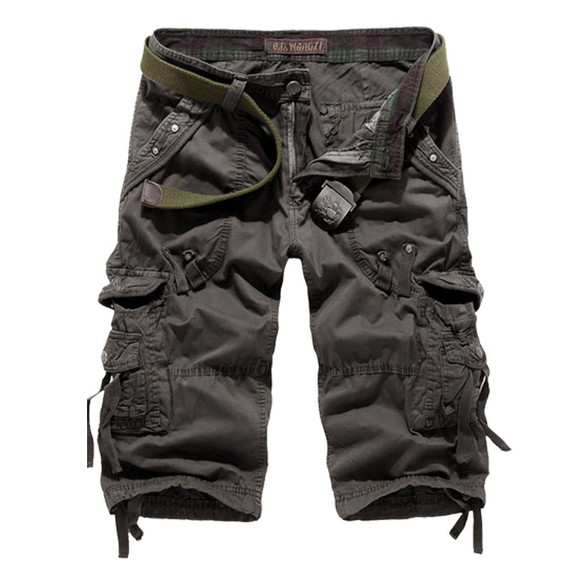 Herrer Cargo Shorts med flere lommer Stilla