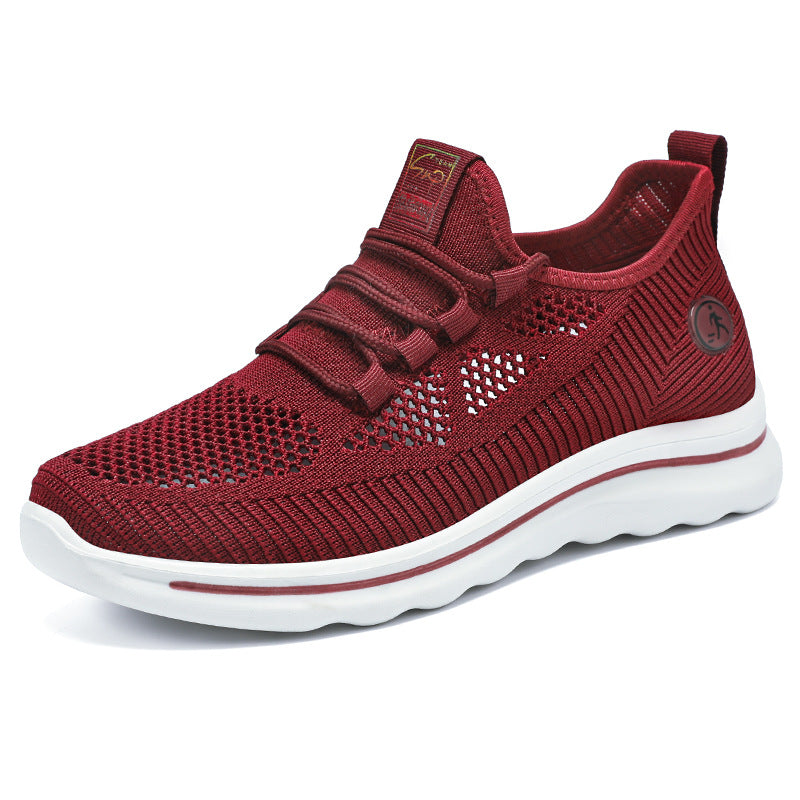 Dame Åndbare Fitness Sneakers med elastisk snørresystem og skridsikker sål Stilla