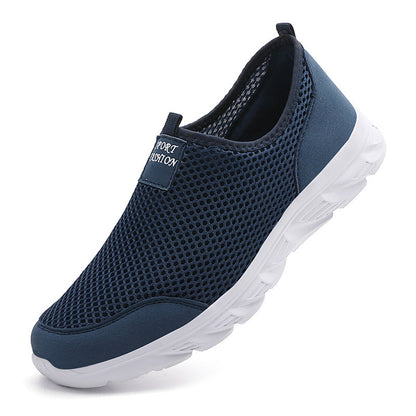 Herrer Åndbare Slip-On Walking Sneakers Stilla