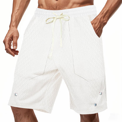 Herrer Cargo-shorts med struktureret design og praktiske lommer Stilla