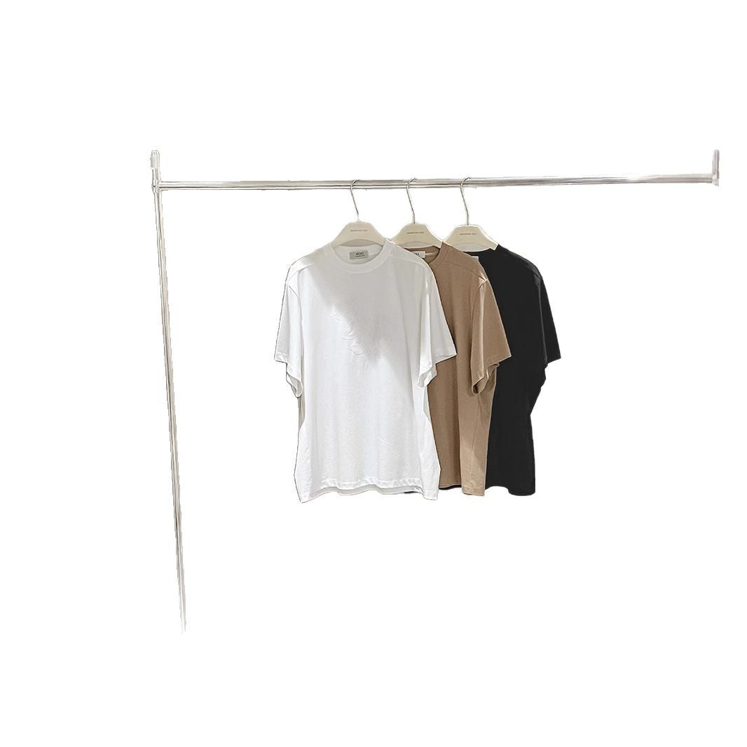 Dame afslappet oversized T-shirt med blomstermotiv Stilla