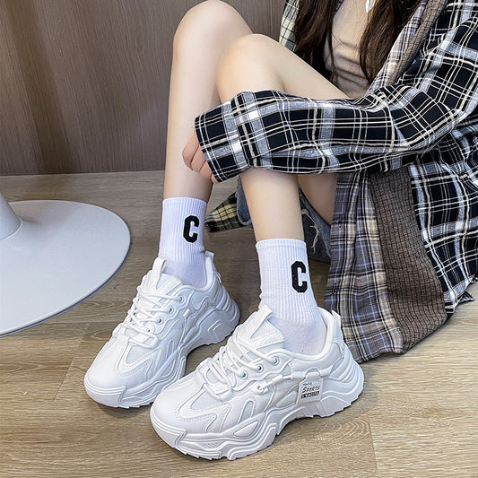 Dame Sports Chunky Sneakers med åndbart mesh-overflade og skridsikker sål Stilla