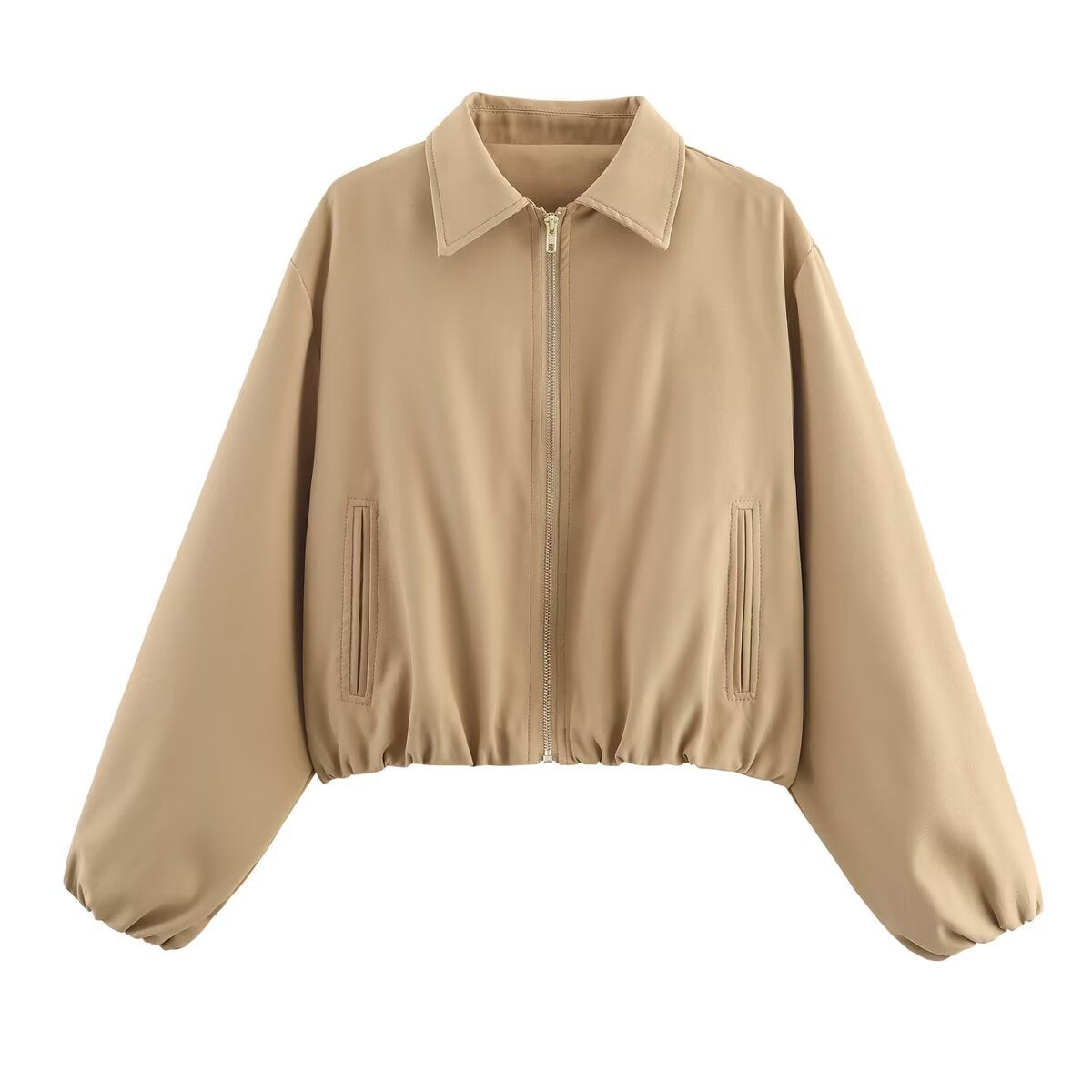 Dame cropped overgangsjakke Stilla