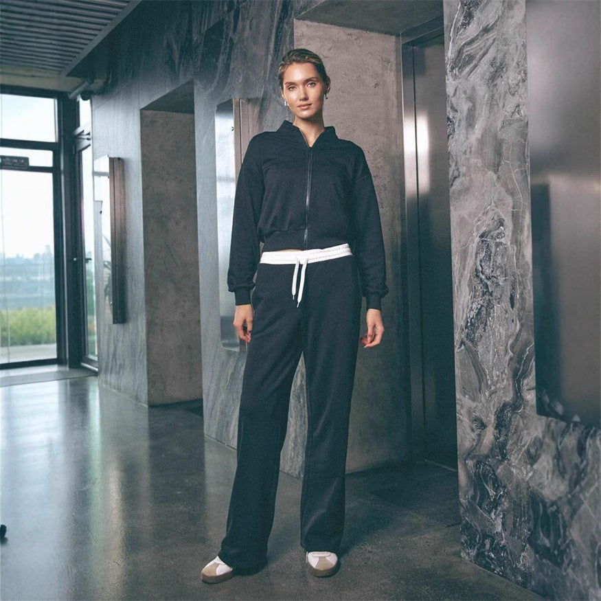 Dame afslappet Relaxed-Fleece-kombination Stilla