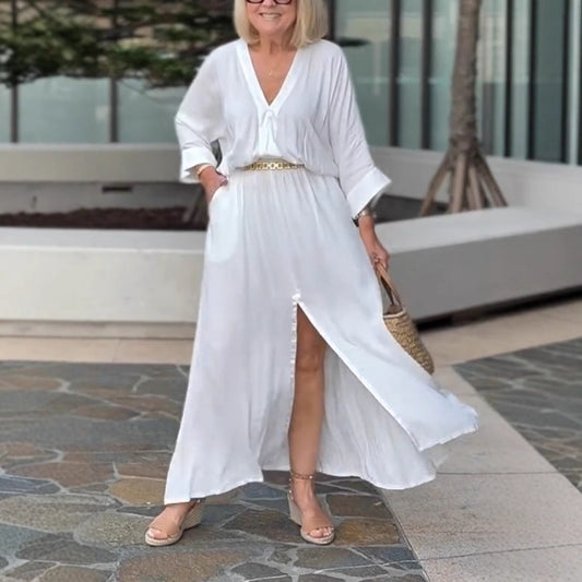 Dame lang jumpsuit med elegant snit Stilla