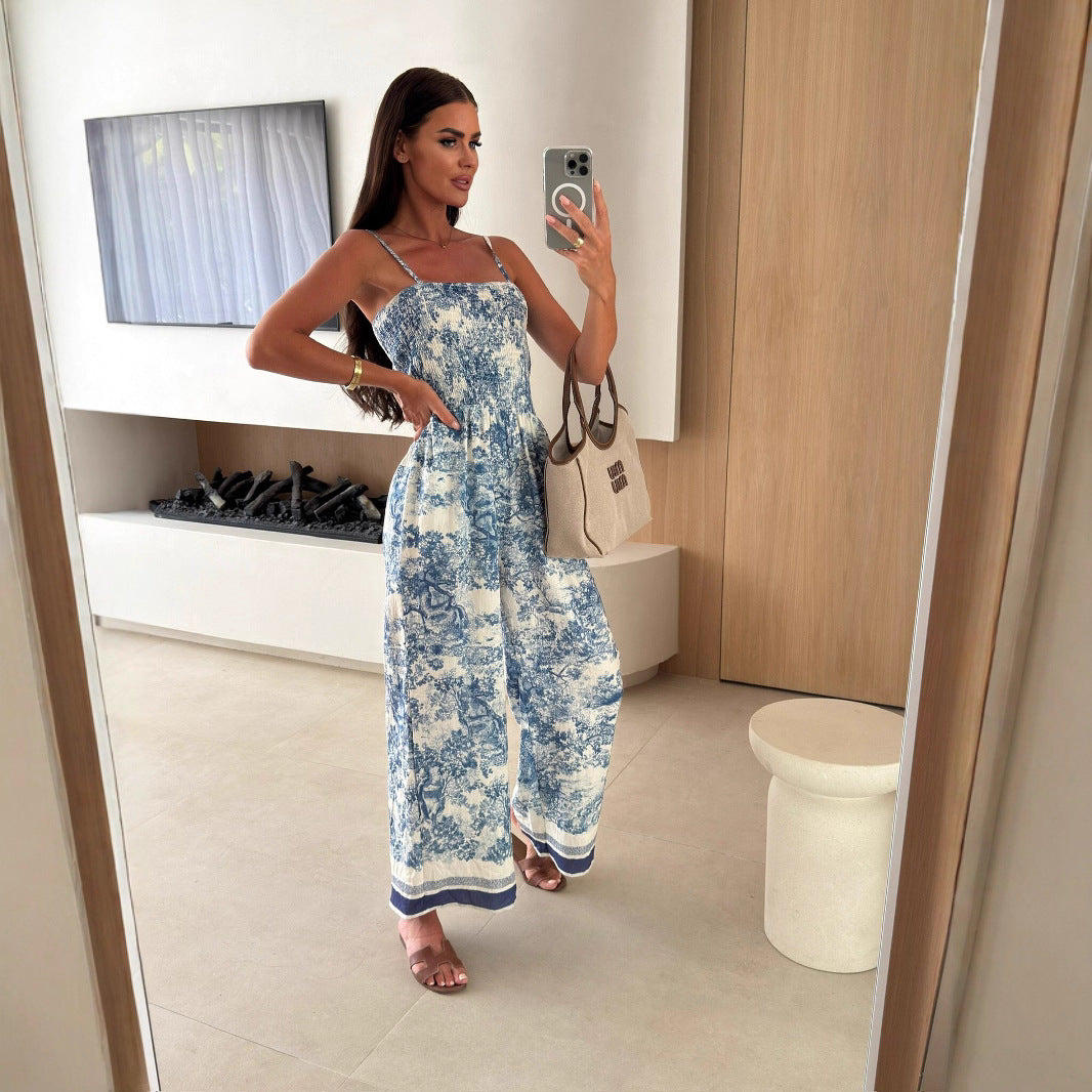Dame Floral Print Jumpsuit Stilla