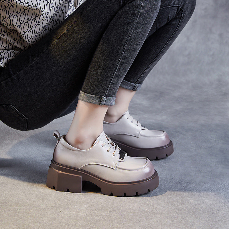 Dame Stilfulde Chunky Såle Casual Oxfords Stilla