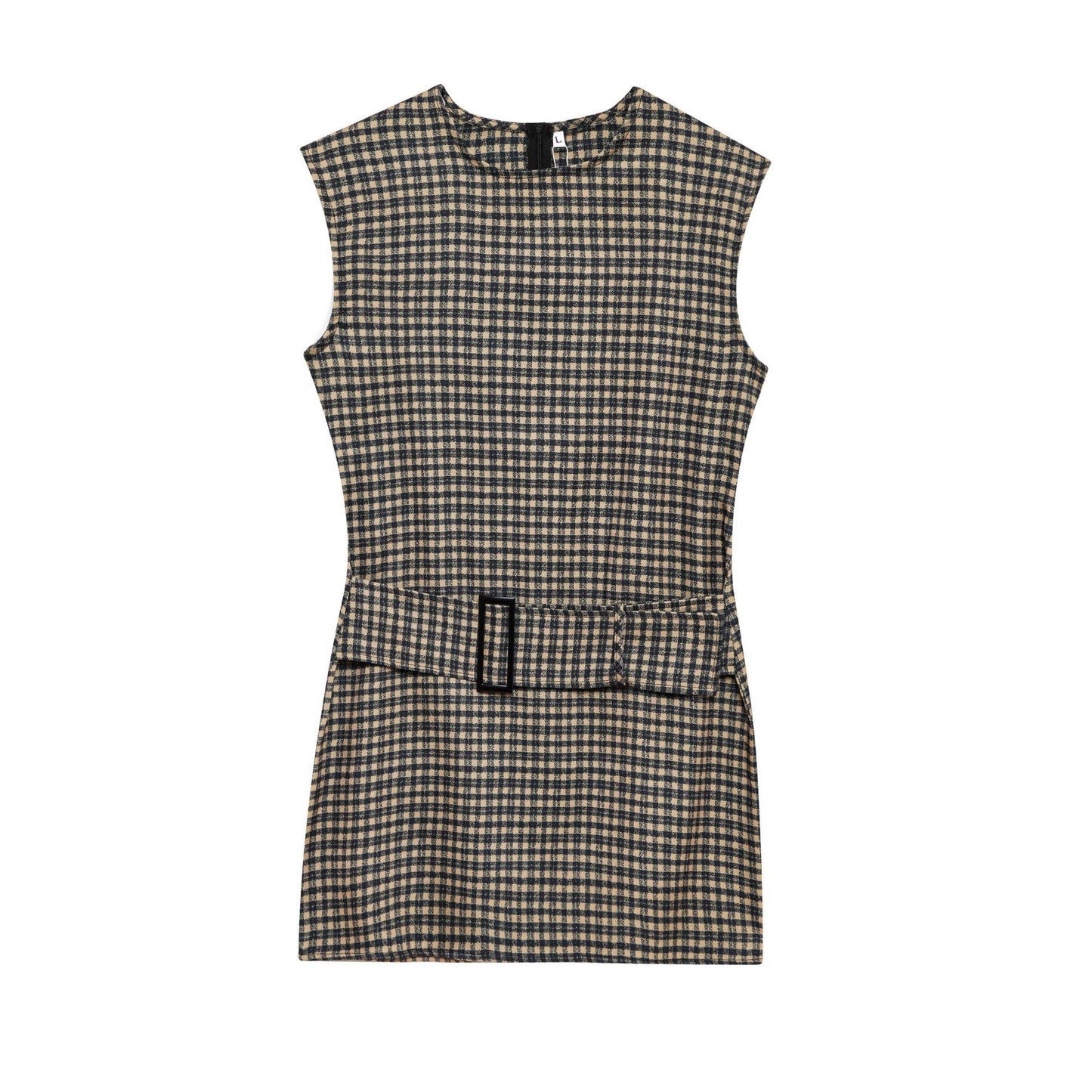 Femme Sleek Struktureret Bælte-top Mini Kjole Stilla
