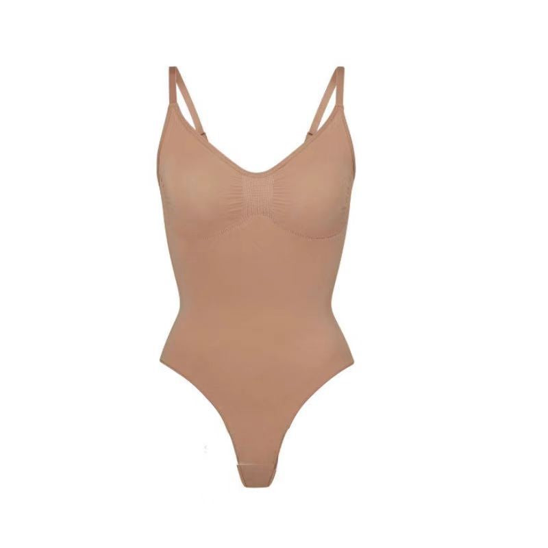 Dame Sømløs Justerbare Stropper Bodysuit Stilla