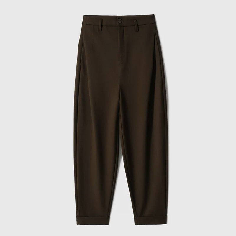 Dame elegant høj talje bukser med sidelomme detalje Stilla