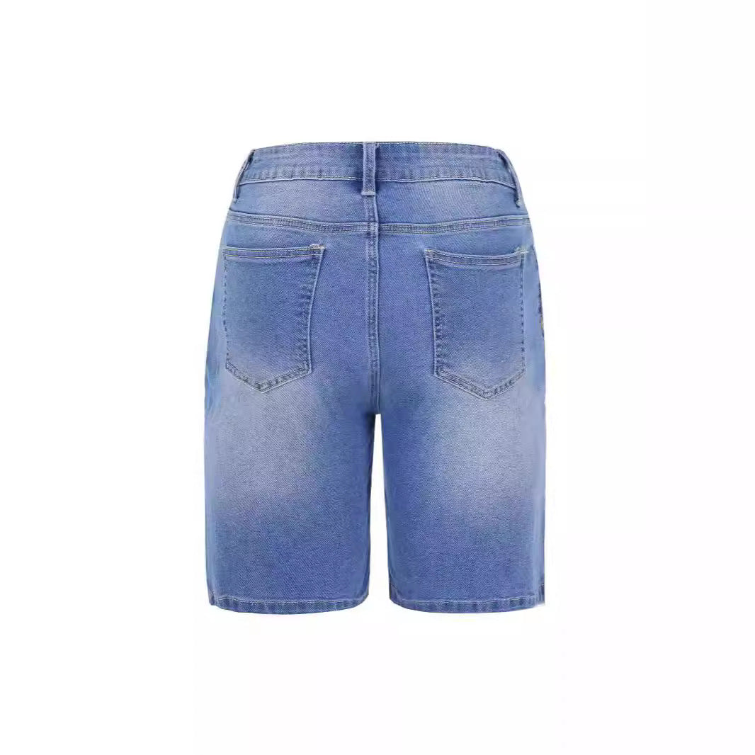 Dame denim-bukser med afslappet pasform og praktiske lommer Stilla