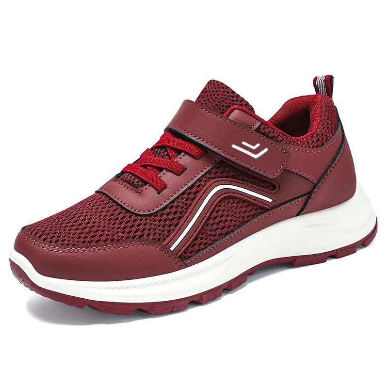 Dame Sporty Sneakers med elastisk velcro og åndbart mesh-overmateriale Stilla
