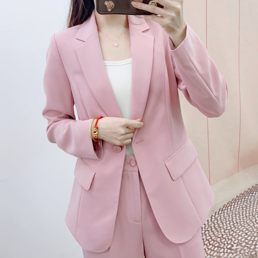 Dame Elegant Blazer med omfattende lommer og fashionable snit Stilla