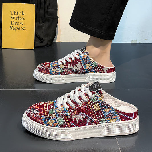 Femme Fritid Tryk Slip-On Sportssko Stilla