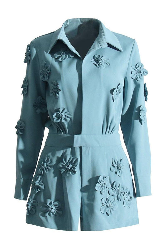 Stilla | Blomster Design Talje Slimmende Jumpsuit