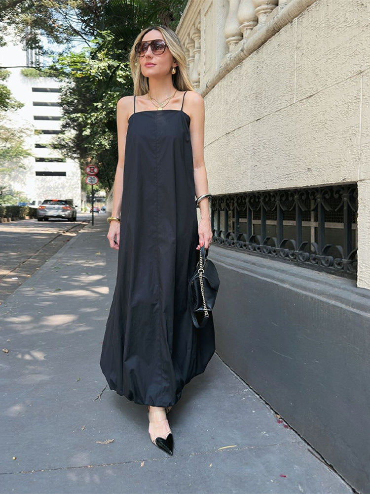 Dame afslappet maxikjole med luftig silhuet og moderne design Stilla