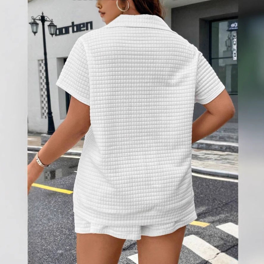 Dame kort jumpsuit med lynlås Stilla