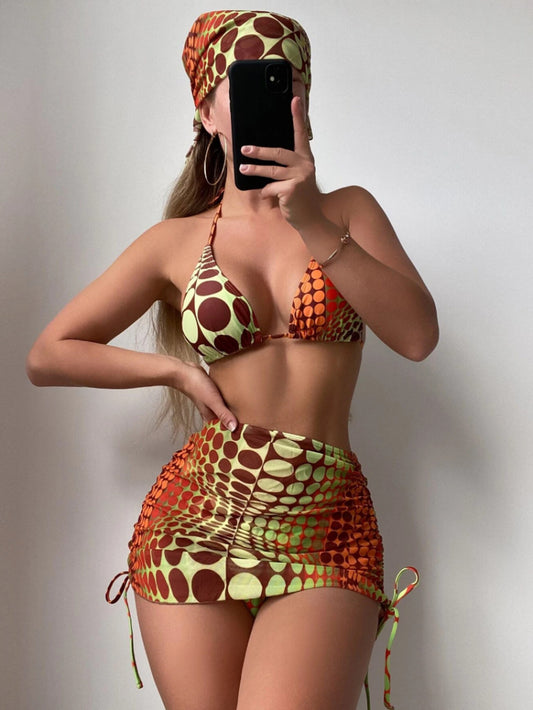 Dame Bikini-sæt med innovativt snit og legende design Stilla