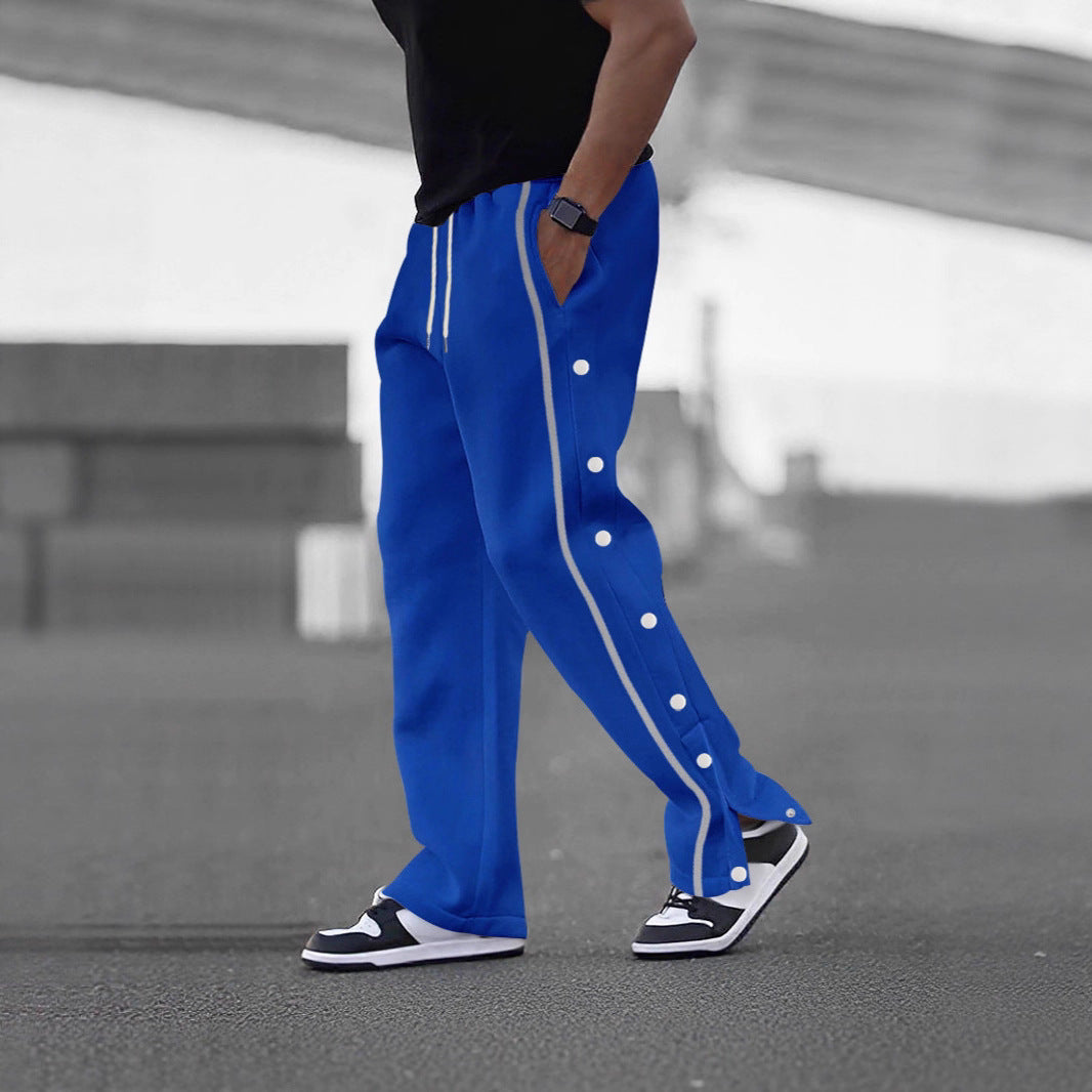 Herre joggingbukser med praktiske trykknapper og reflekterende accenter Stilla