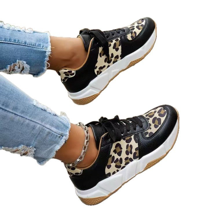 Dame Sporty Sneakers med Dyremønster Stilla