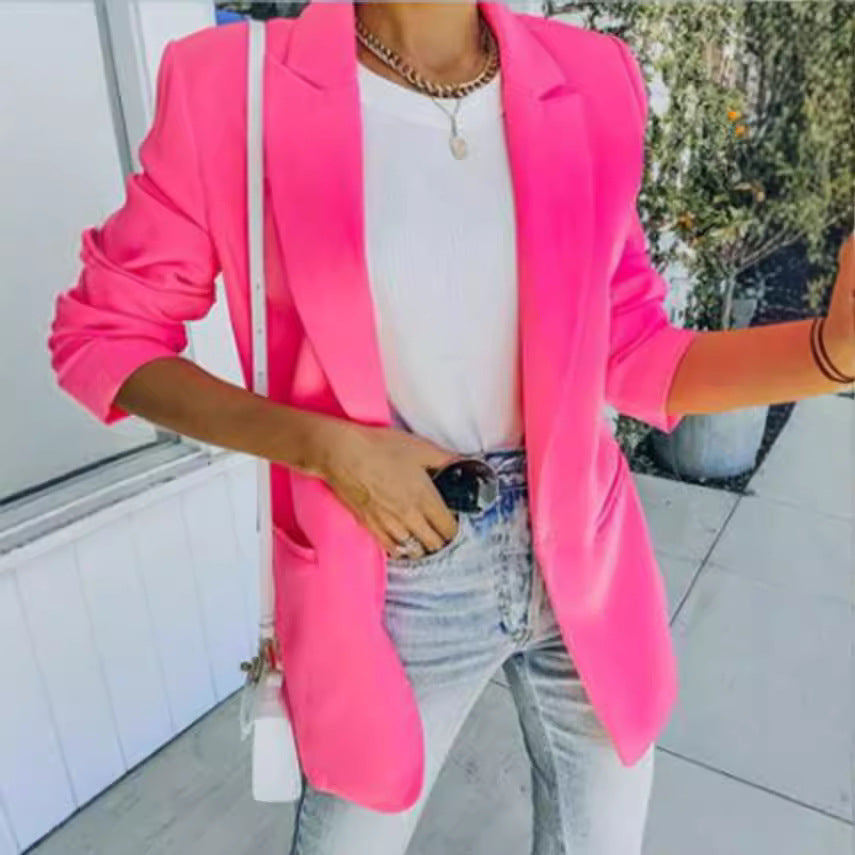 Dame Elegant Blazer med moderne snit og praktiske lommer Stilla