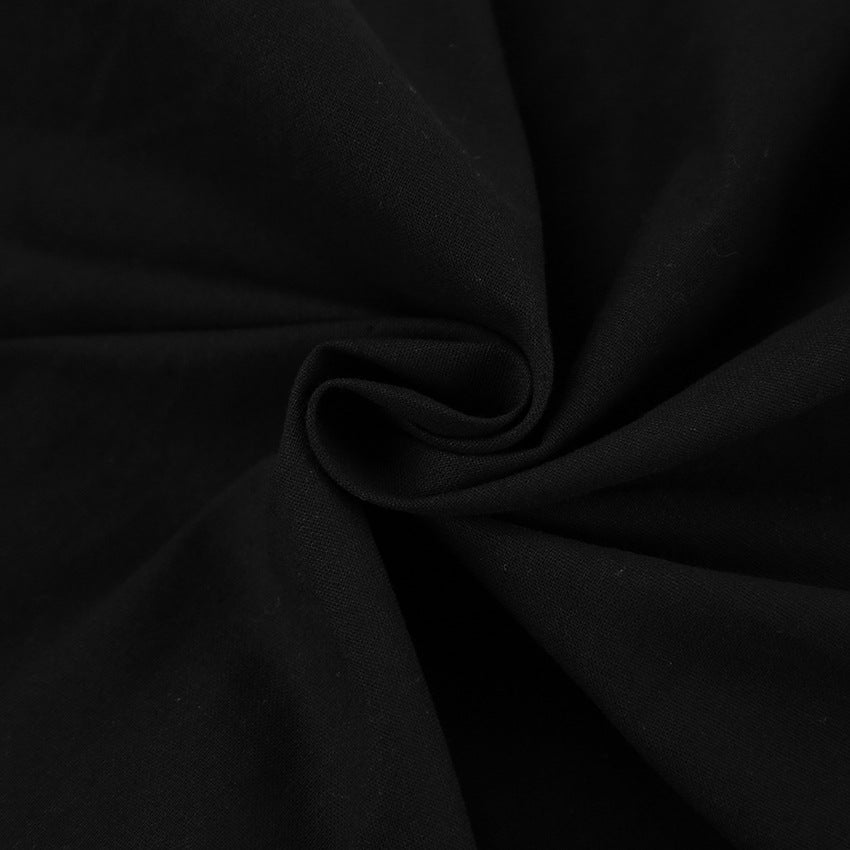 Dame afslappet linned overdel og shorts sæt med elastisk talje og dekorativt bindebælte Stilla