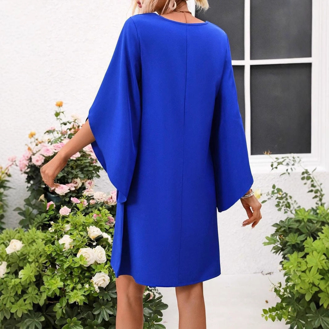 Dame elegant cut-out kjole Stilla