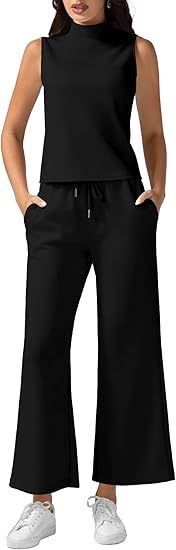 Dame Elegant og komfortabel jumpsuit med bred ben og høj talje Stilla