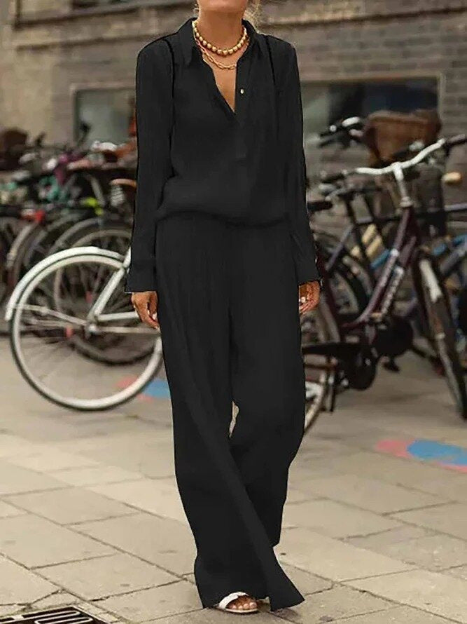 Dame Elegant Faldedragt Sæt Stilla