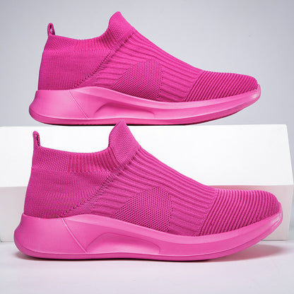 Herrer High-Top Sok-Stil Performance Sneakers Stilla