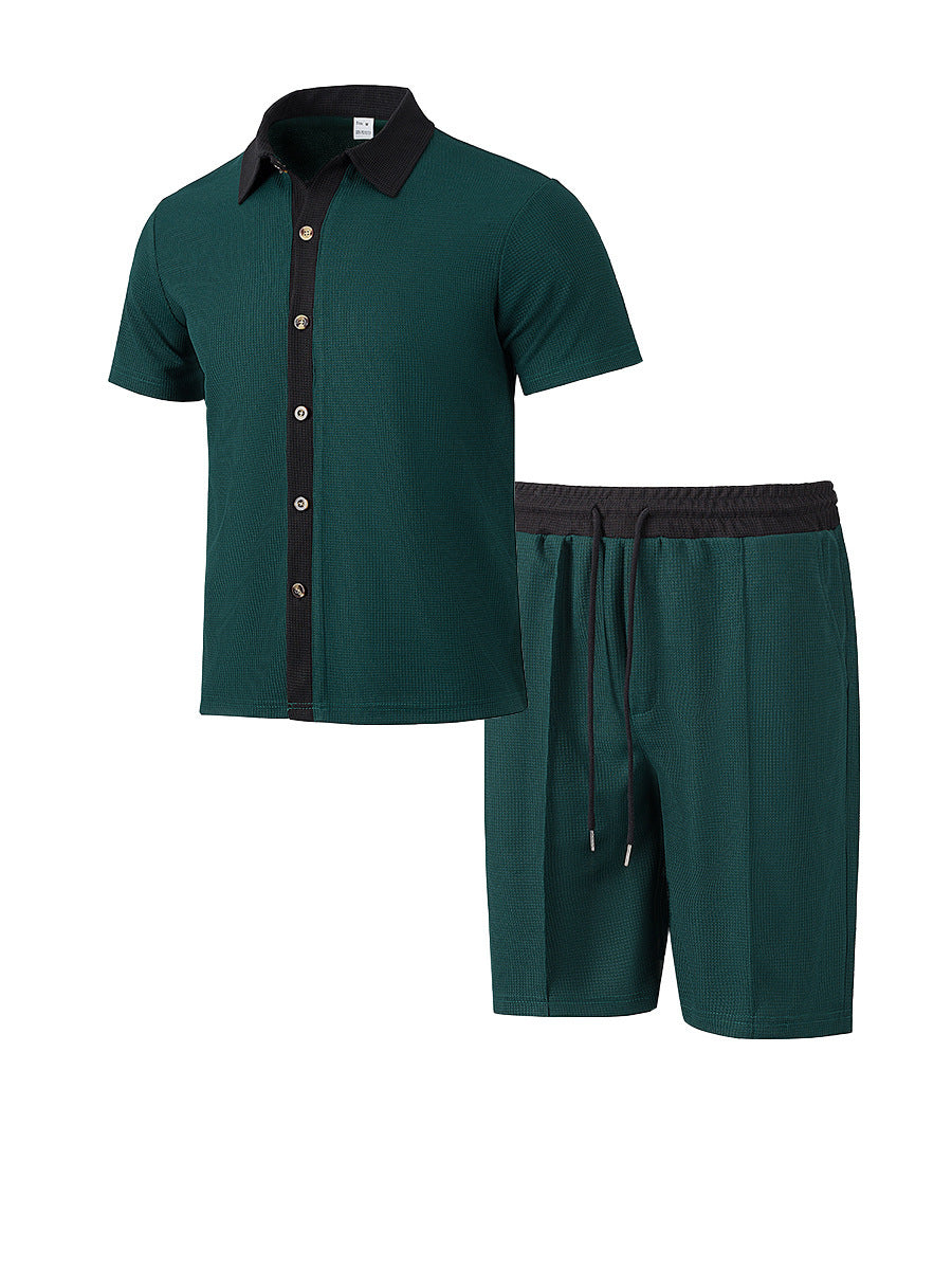 Herre afslappet overdel med shorts Stilla