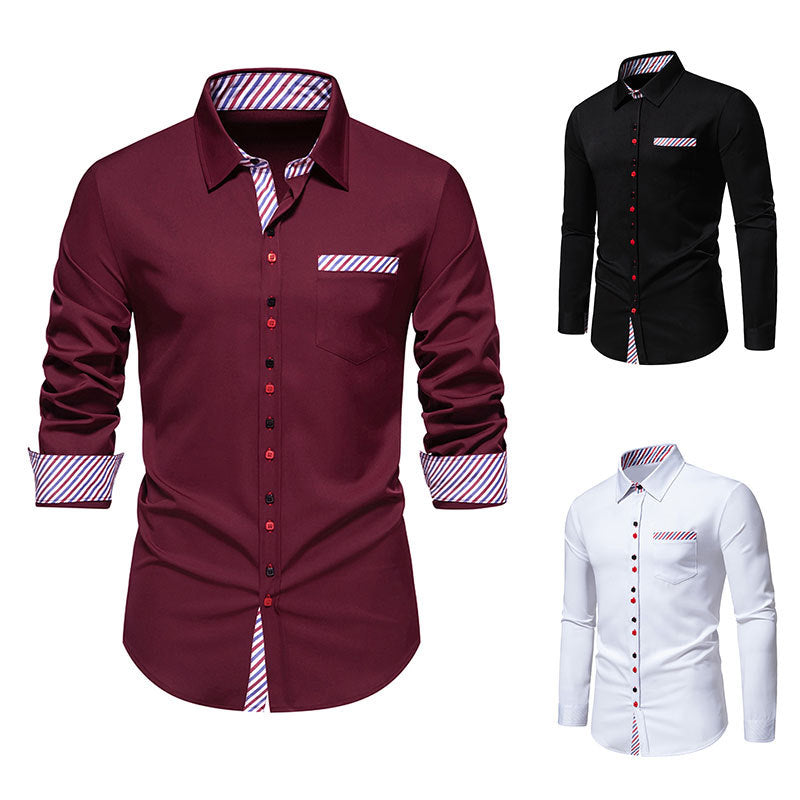 Herrer Stilfuld Button-Up Dress Shirt Stilla