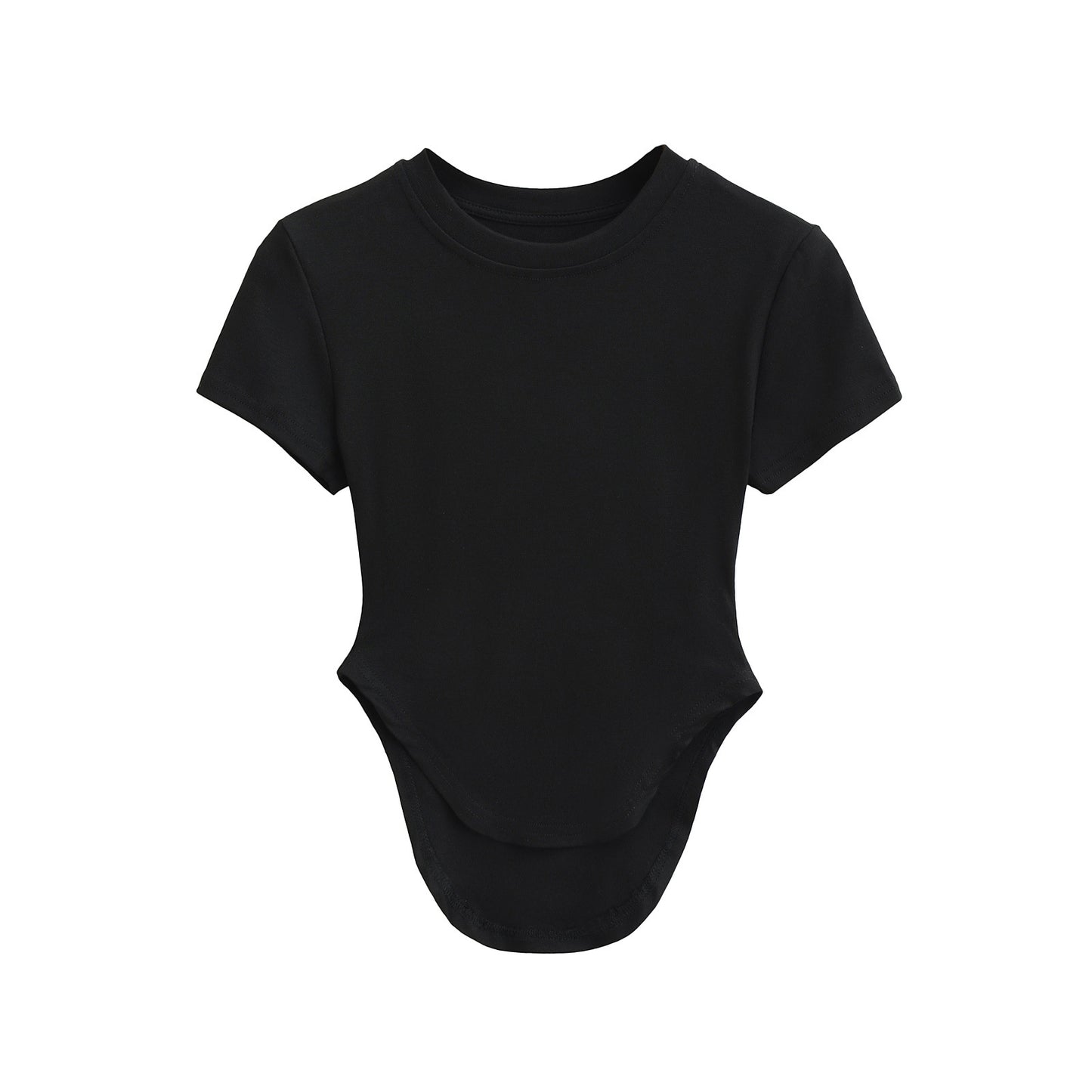 Dame figursyet kortærmet bodysuit med moderne schnitlinjer og raffinerede detaljer Stilla